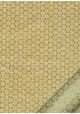 Lokta mini paquerettes ton naturel fond or (50x75)