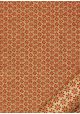 Lokta mini paquerettes rouges fond or (50x75)
