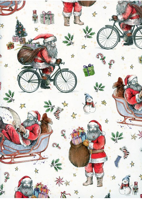 Au travail le Père Noël ! (70x100)