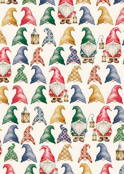 Les lutins de Noël aux bonnets colorés (70x100)