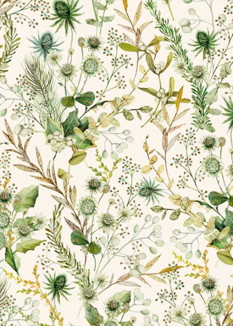 Composition florale verte