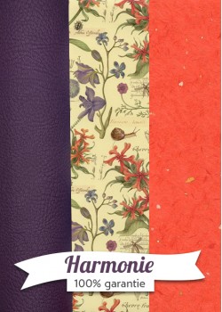 HARMONIE TRIO Planche botanique réhaussé or