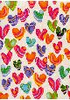 Envol de coeurs Tutti Frutti (68x98)