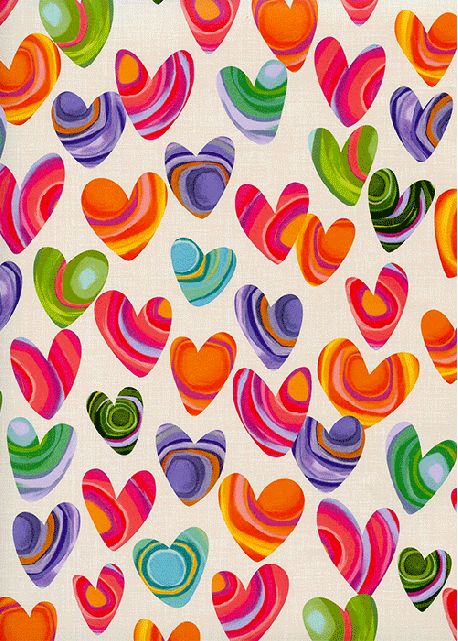 Envol de coeurs Tutti Frutti (68x98)