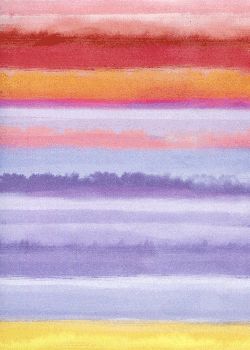 Les lignes multicolores faites au pinceau (68,5x98)