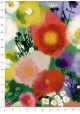 Composition florale en aquarelle floue (68x98)