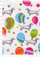 Les Teckels et ballons multicolores (68x98)