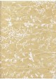Fleurs des champs blanc fond ivoire