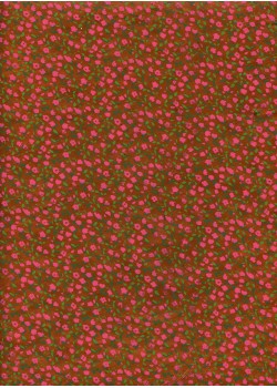 2 tons vert fond rouge brique