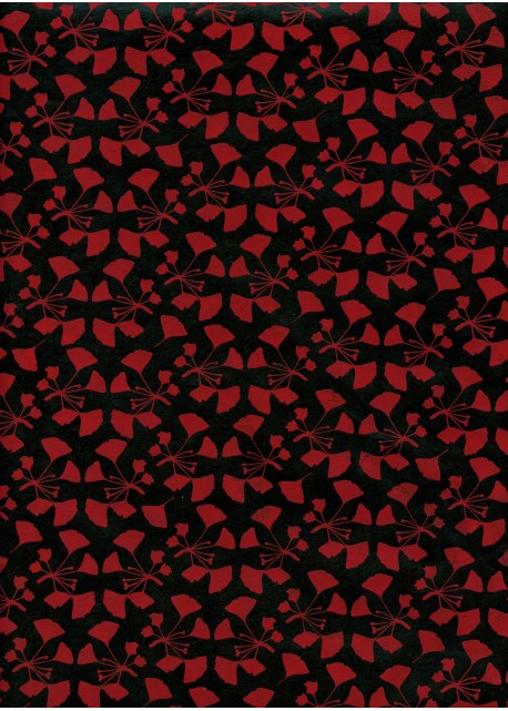 Ginkgo rouge fonc noir
