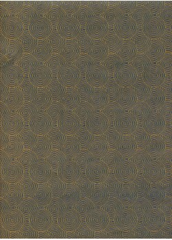 Méandres jaune fond bleu drapeau
