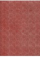 Méandres blanc fond rouge