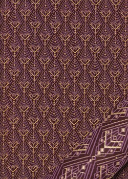Art déco doré fond améthyste (50x70)