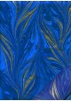 Art déco doré fond améthyste (50x70)