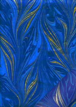 Art déco doré fond améthyste (50x70)