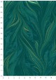 Marbled 2 tons de vert rehaussé doré (50x70)