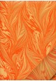 Marbled 2 tons jaune orangé rehaussé doré (50x70)