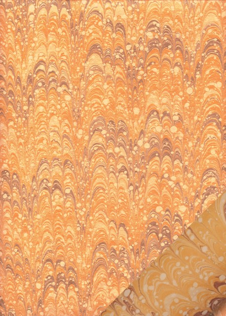 Indien reliure ocre