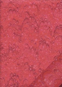 Indien reliure rouge