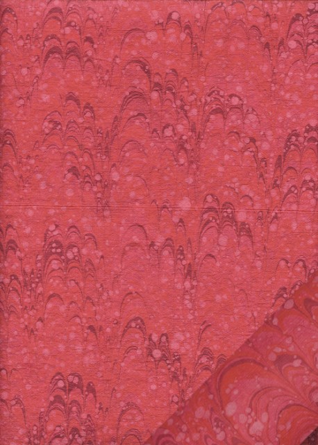 Indien reliure rouge