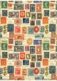 Collection de timbres rehaussé