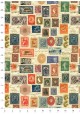 Collection de timbres rehaussé