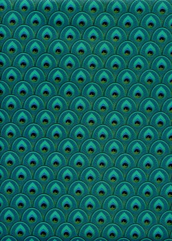 Géométrique bleu et vert
