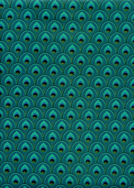 Géométrique bleu et vert
