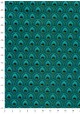 Géométrique bleu et vert