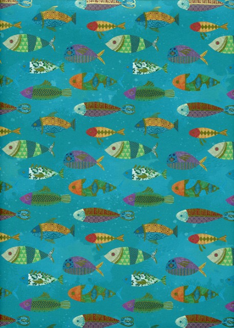 les poissons multicolores