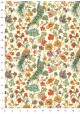 Les paons dans les fleurs