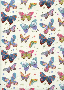 Les papillons colorés